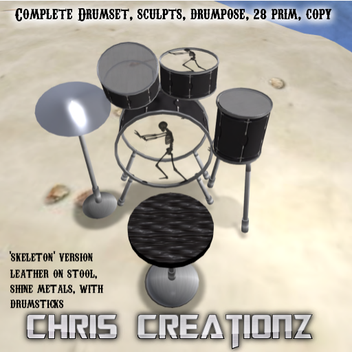 kite Drumset, skeleton, metal-cymbal shine, drumpose 28pr, cn.png