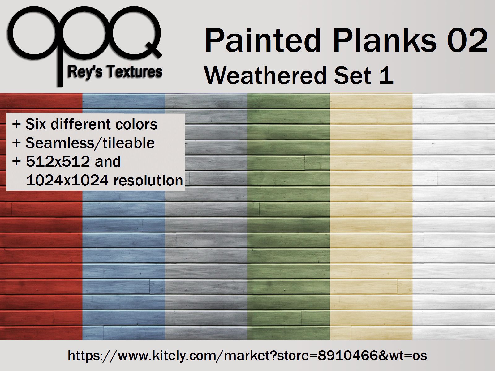 Rey's Painted Planks 02 Weathered Set 1 Poster KM.jpg