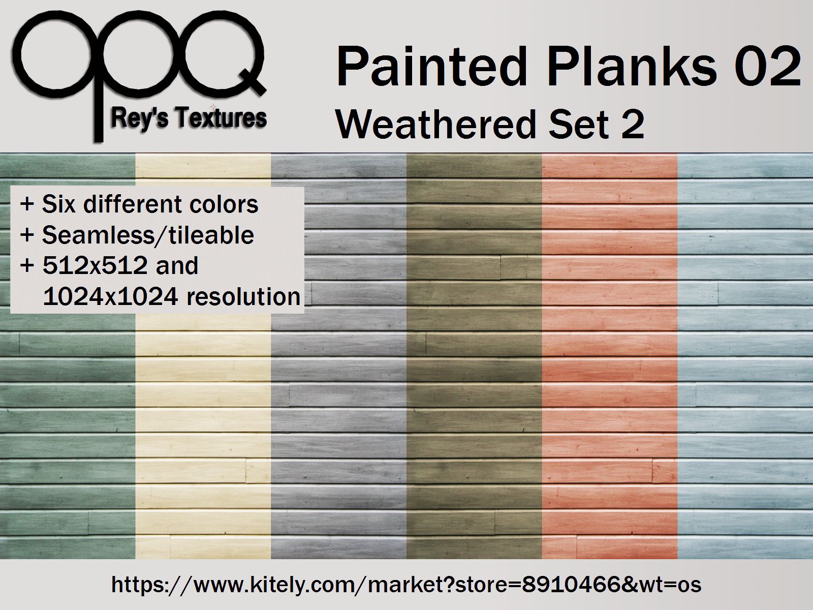 Rey's Painted Planks 02 Weathered Set 2 Poster KM.jpg