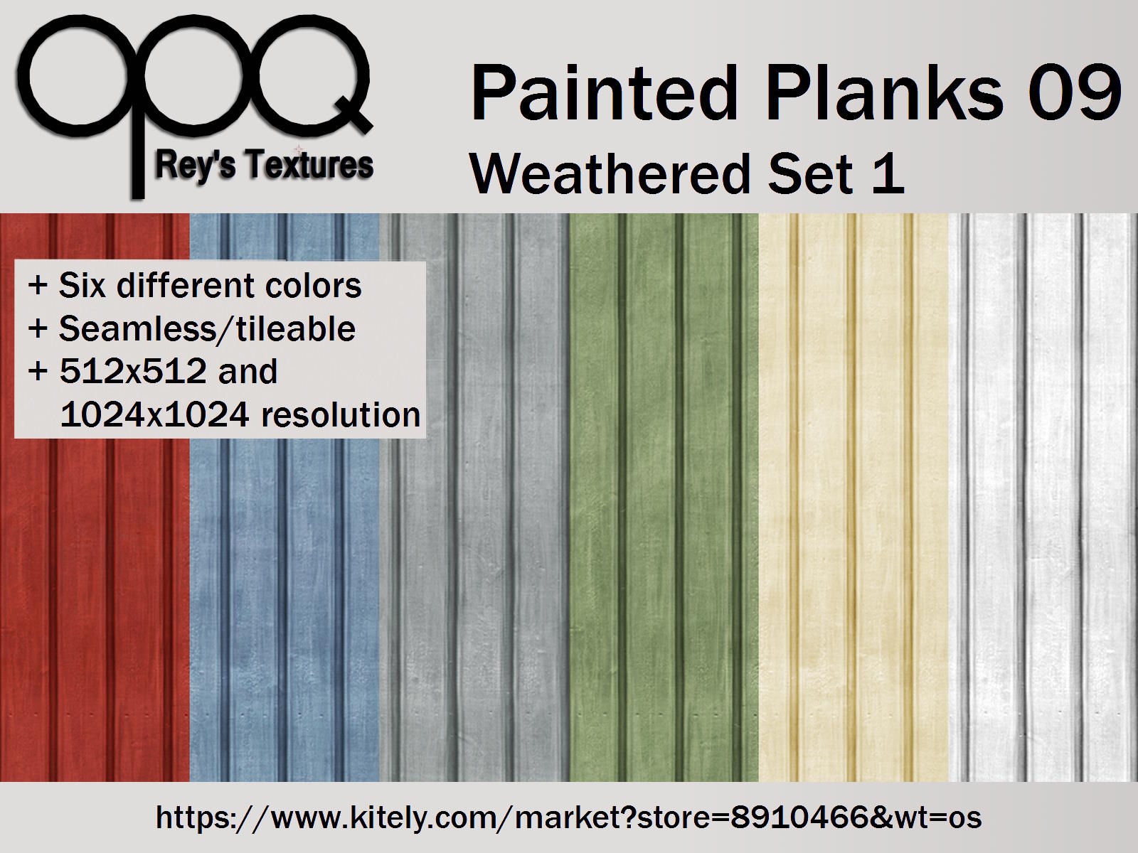 Rey's Painted Planks 09 Weathered Set 1 Poster KM.jpg