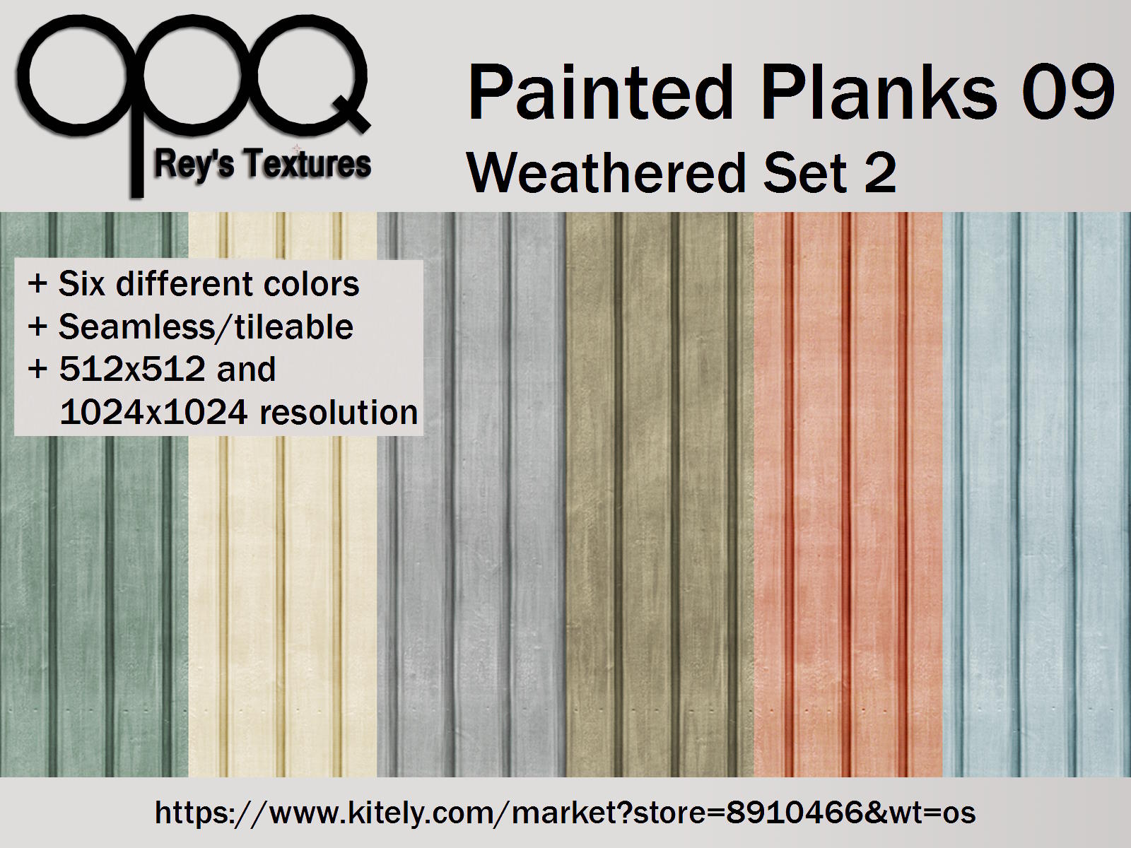 Rey's Painted Planks 09 Weathered Set 2 Poster KM.jpg