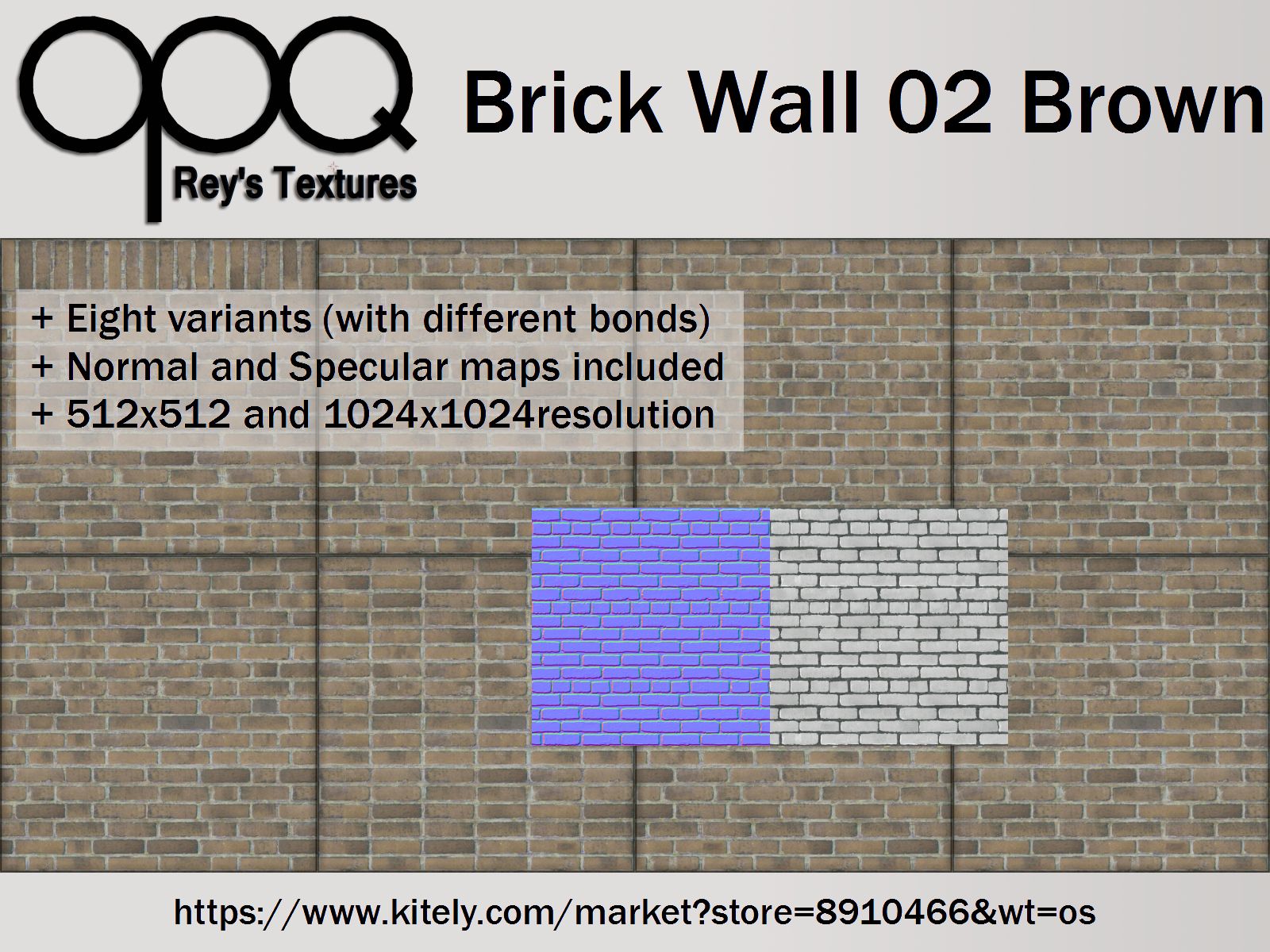 Rey's Brick Wall 02 Brown Poster Kitely.jpg