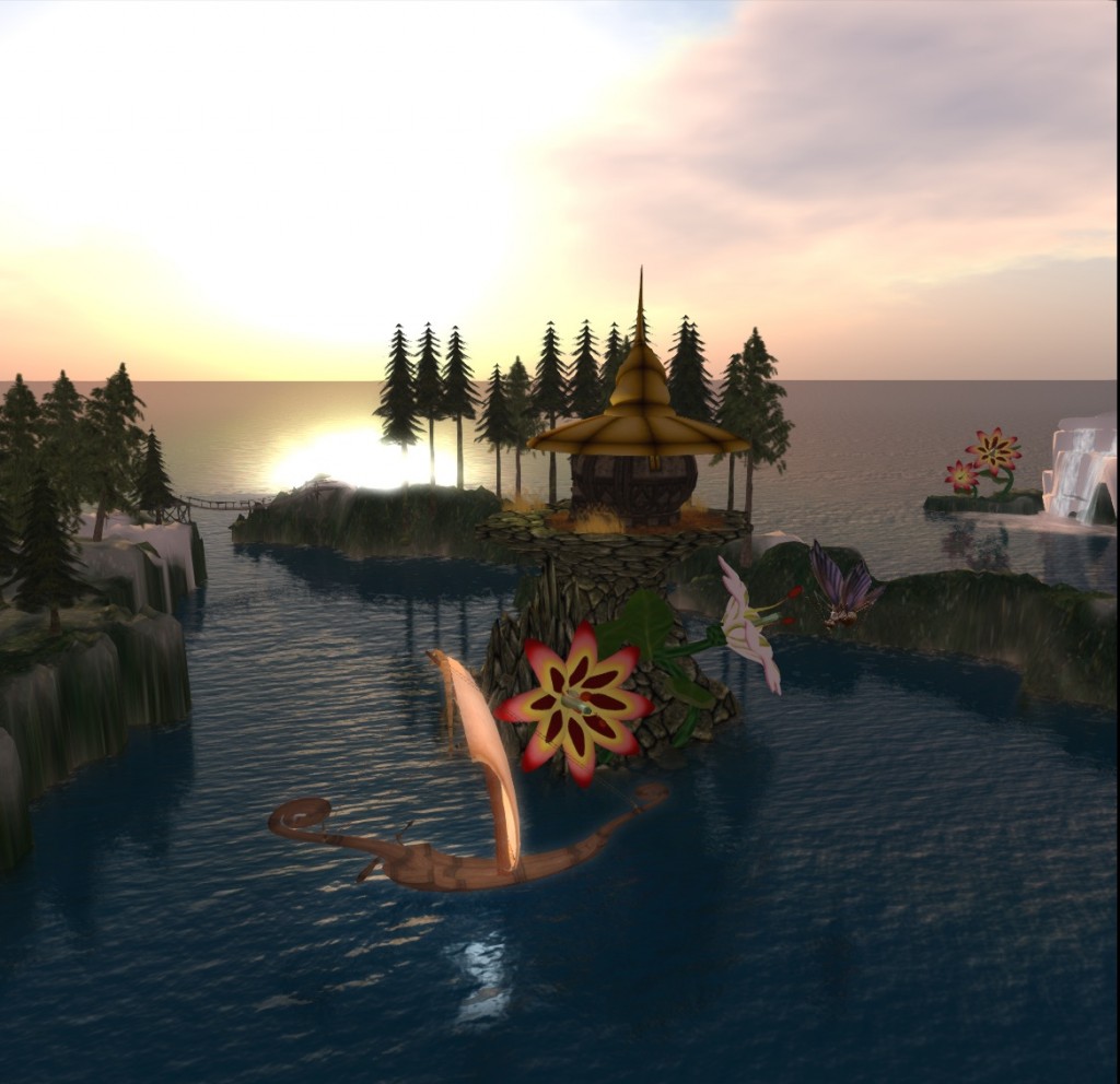 Sunset in Eoliah Village