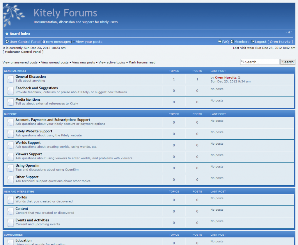 Kitely Forums