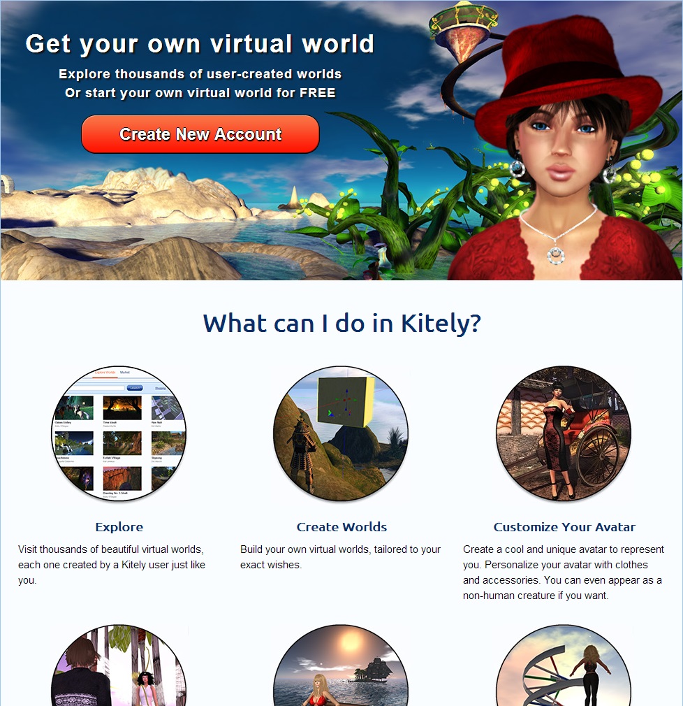 Kitely Homepage